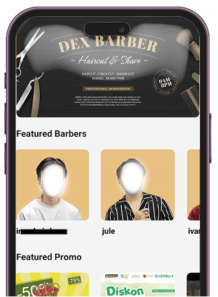 dexbarber landing page